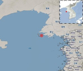 북한 옹진 앞바다 두 차례 흔들…규모 3.2 지진 "백령도에서도 느껴져"